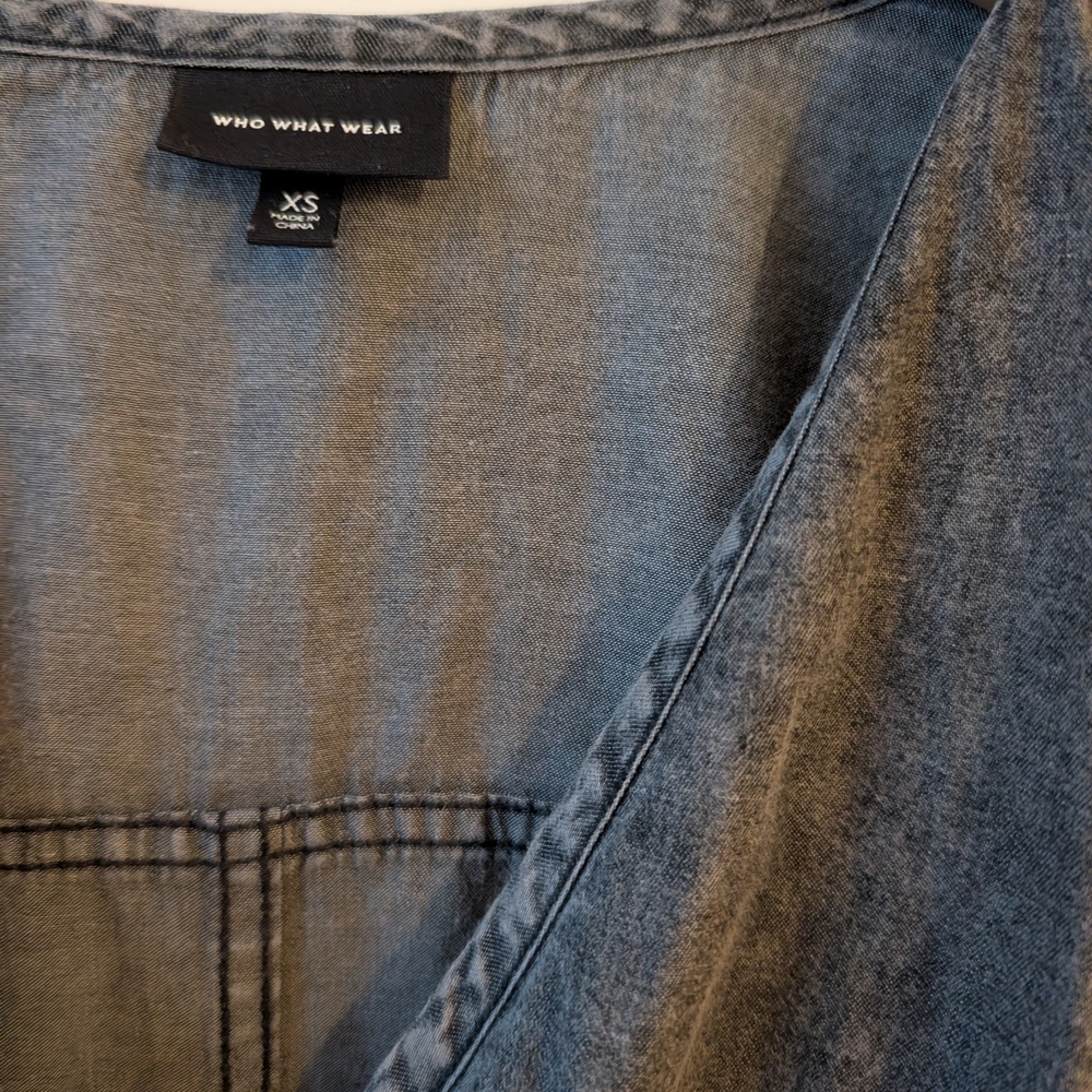 Denim Wrap Dress - Picture 5 of 5